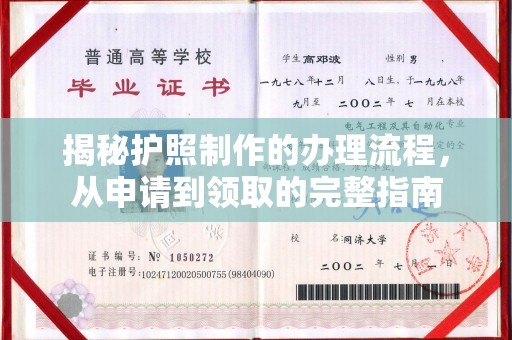 凉山揭秘护照制作的办理流程，从申请到领取的完整指南