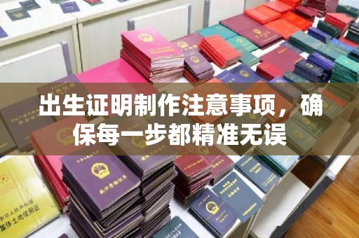 凉山出生证明制作注意事项，确保每一步都精准无误